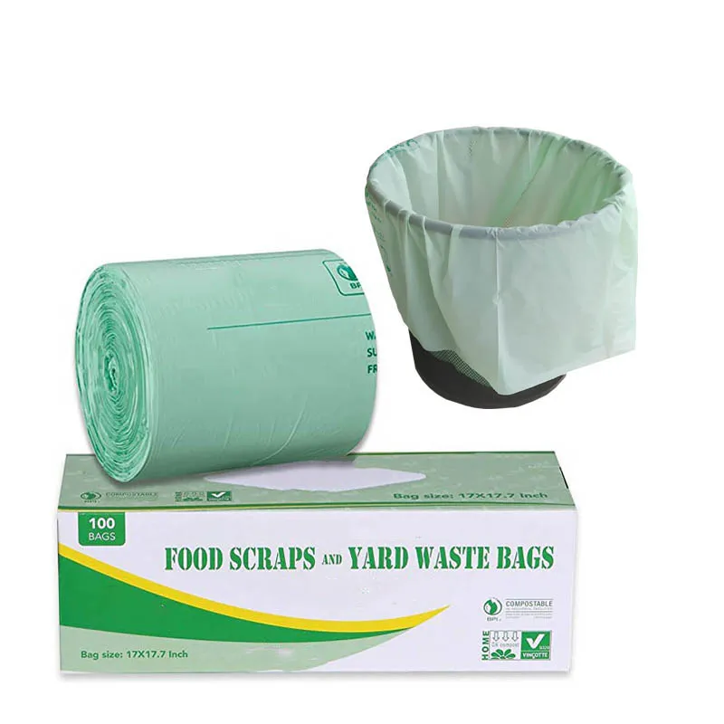 Wholesale Compost Home 13 Gallon Produce Bags Packaging Bio Biodegradable 100% Plastic Compostable Bags