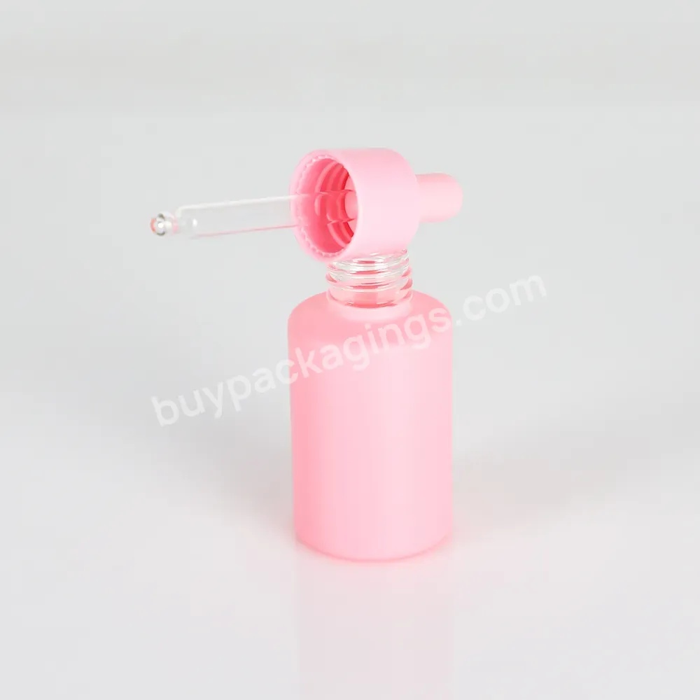 Wholesale Cosmetic Glass Blue Dropper Bottle 30ml Pink And White Transparent Glass Dropper Bottles Essential Oil Bottles - Buy Dropper Bottle,Essential Oil Dropper Bottle,Glass Dropper Bottle.