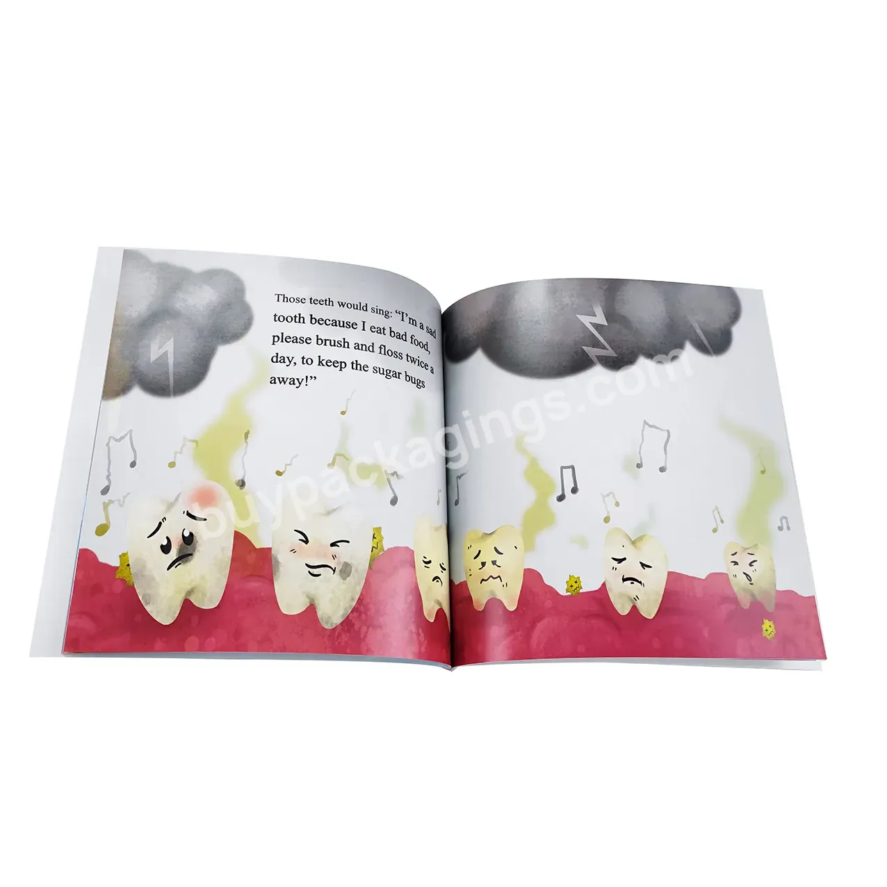 Wholesale Cover Colorful Printing Perfect Binding Softcover Book For Kids