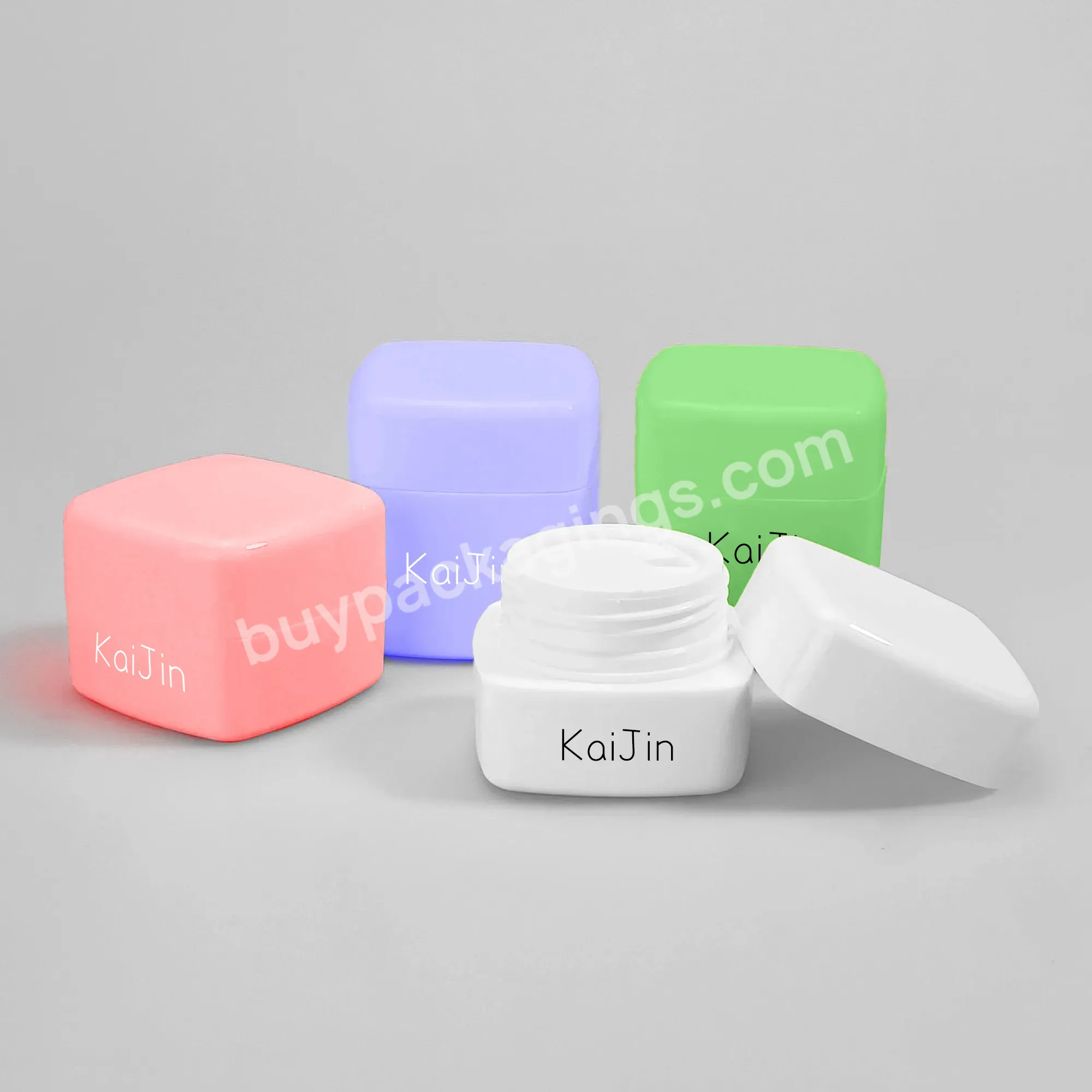 Wholesale Cream Jar Empty Cosmetic Containers 30g 50g Pet Cosmetic Packaging Plastic With Lid Custom Skin Care Serum Bottle - Buy Wholesale Colorful Empty Plastic Cosmetic Jars 30g 50g 1oz 2oz Matte Face Cream Frosted Lip Balm Container,Recycled Squa