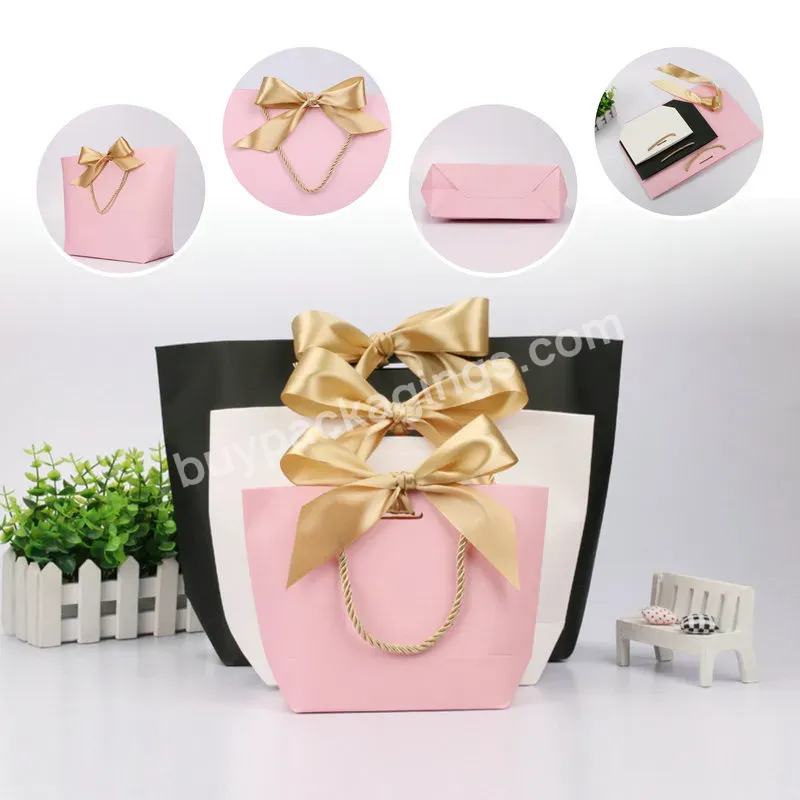 Wholesale Custom Brand Printing Crafts Handbags Gift Wedding Paper Packaging Bag With Logo For Guest - Buy Packaging Paper Bag / Paper Packing Bag / Paper Packing Bag,Wedding Gift Bag,Wedding Gift Bags For Guest.
