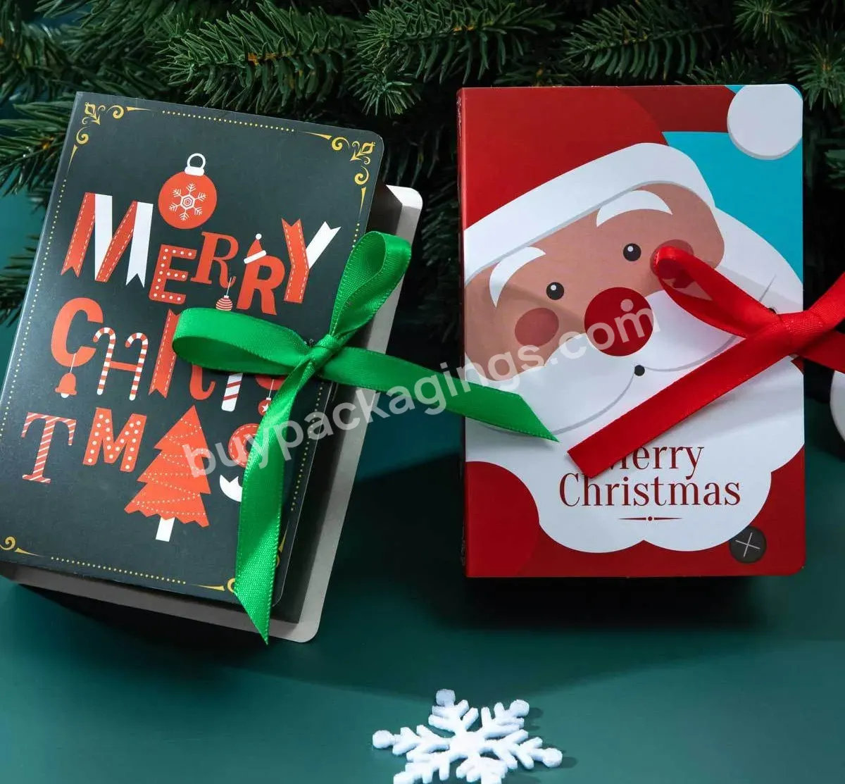Wholesale Custom Cardboard Paper Recycled Printed Logo Christmas Luxury Gift Box - Buy Custom Gift Boxes Christmas Paper Box,Packaging Box For Christmas,Package Gift Box.