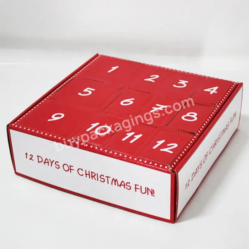 Wholesale Custom Cheap Cardboard Advent Calendar Christmas Box 12 Days Fidget Toy Advent Calendar Box - Buy Advent Calendar,Advent Calendar Box,Christmas Advent Calendar.