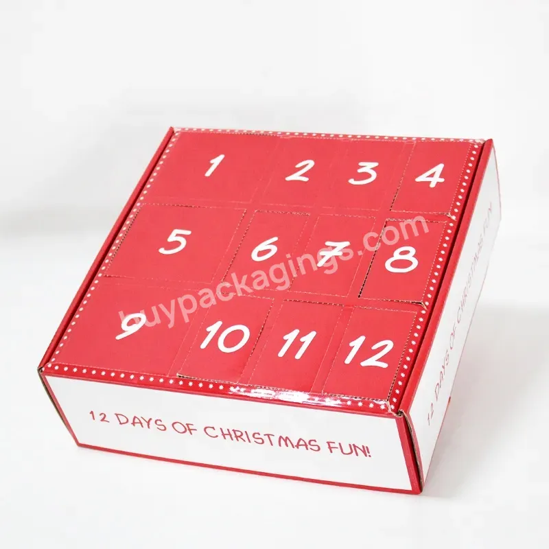 Wholesale Custom Cheap Cardboard Advent Calendar Christmas Box 12 Days Fidget Toy Advent Calendar Box - Buy Advent Calendar,Advent Calendar Box,Christmas Advent Calendar.