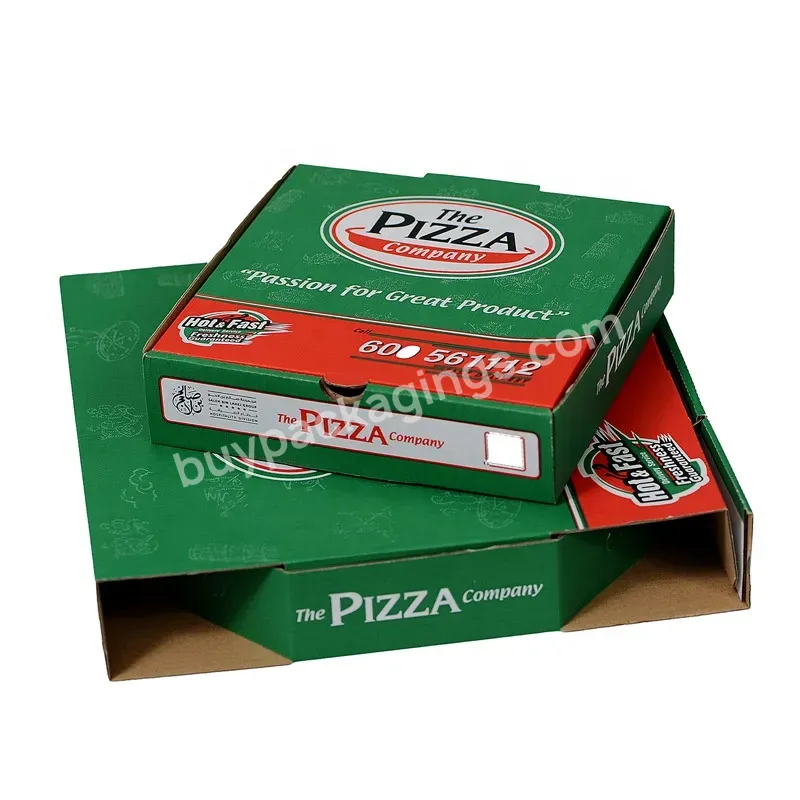 Wholesale Custom Corrugated Paper Packaging Pizza Box With Printing - Buy Pizza Box,Custom Printed Pizza Box,Corrugated Paper Packaging Pizza Box For Pizza.