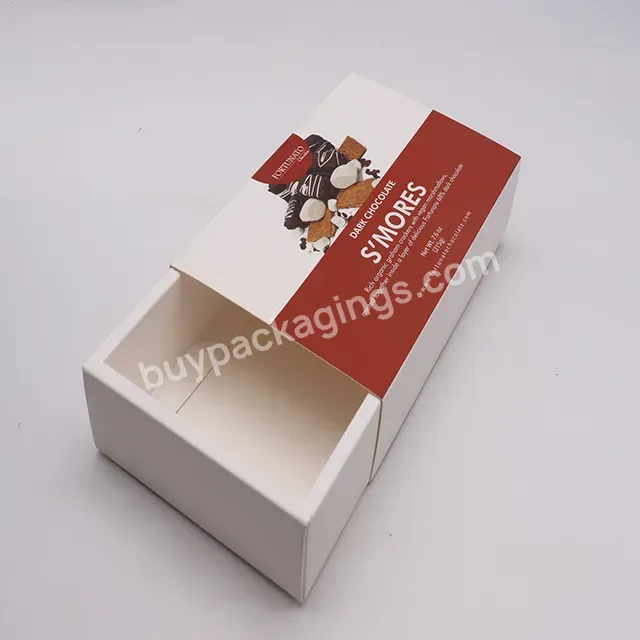 Wholesale Custom Drawer Box Chocolate Paper Box Paper Drawer Box With Logo Print - Buy Paper Drawer Box,Drawer Paper Box,Paper Drawer Box With Logo Print.