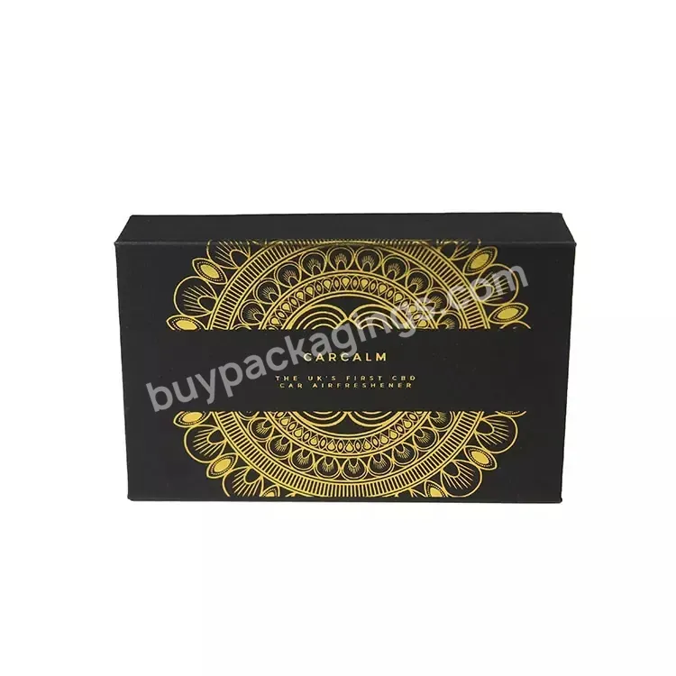 Wholesale Custom Hot Stamping Printing Black Card Paper Box Magnetic Perfume Box With Insert - Buy Custom Gift Packaging Boxes For Perfume,Factory Paper Gift Box,Cosmetics Luxury Perfume Box.