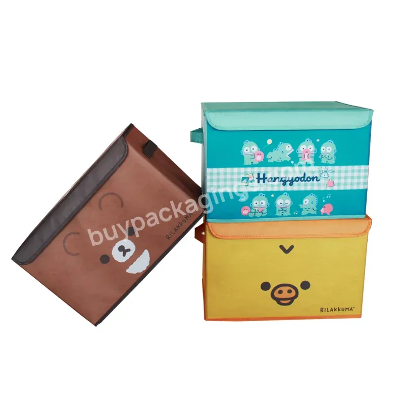 Wholesale Custom Kids Toy Clothing Collapsible Fabric Canvas Storage Boxes Fabric Storage Box Foldable - Buy Foldable Storage Box,Collapsible Storage Box,Fabric Covered Storage Boxes With Lids.