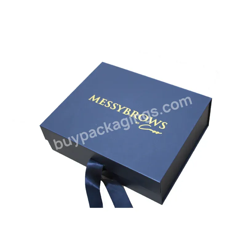 Wholesale Custom Logo Black Paperboard Paper Magnet Gift Box Paper Packaging Shipping Carton - Buy Gift Box,Gift Box Packaging,Magnetic Gift Box.
