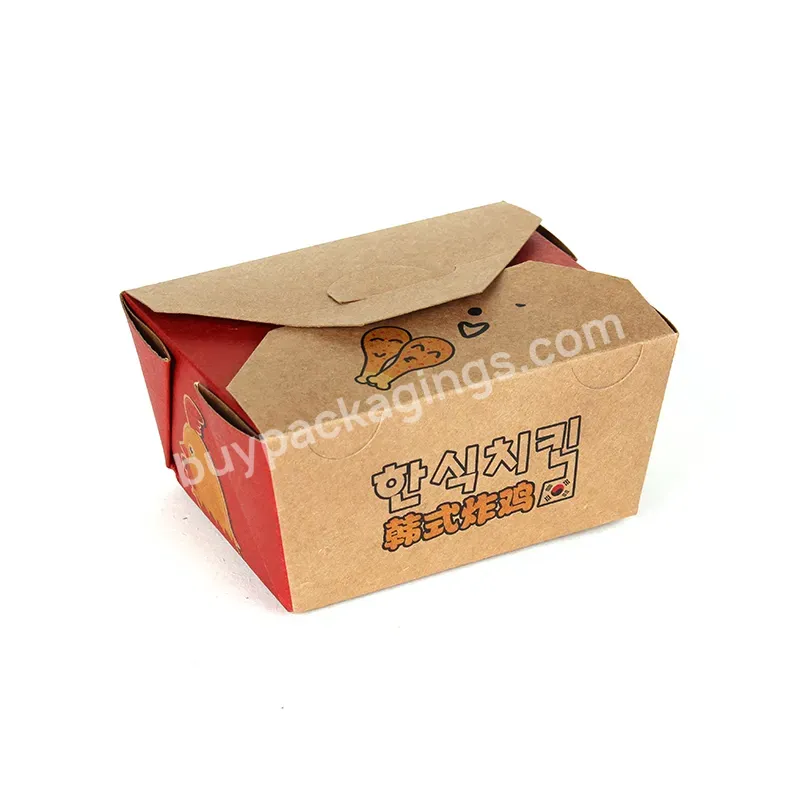 Wholesale Custom Logo Lunch Box Take Away Food Container Kraft Paper Packaging Burger Box - Buy Burger Box,Food Packaging,Food Storage Container.