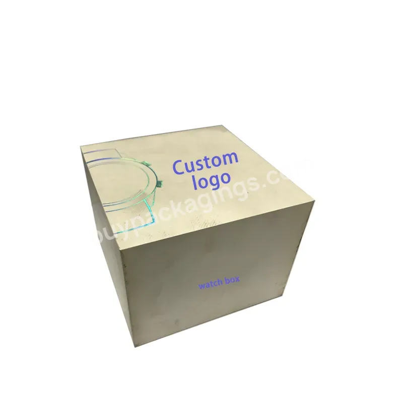 Wholesale Custom Logo Luxury Watch Box Paper Box Packaging - Buy Watch Boxes,Watch Packaging Box,Corrugated Watch Box.
