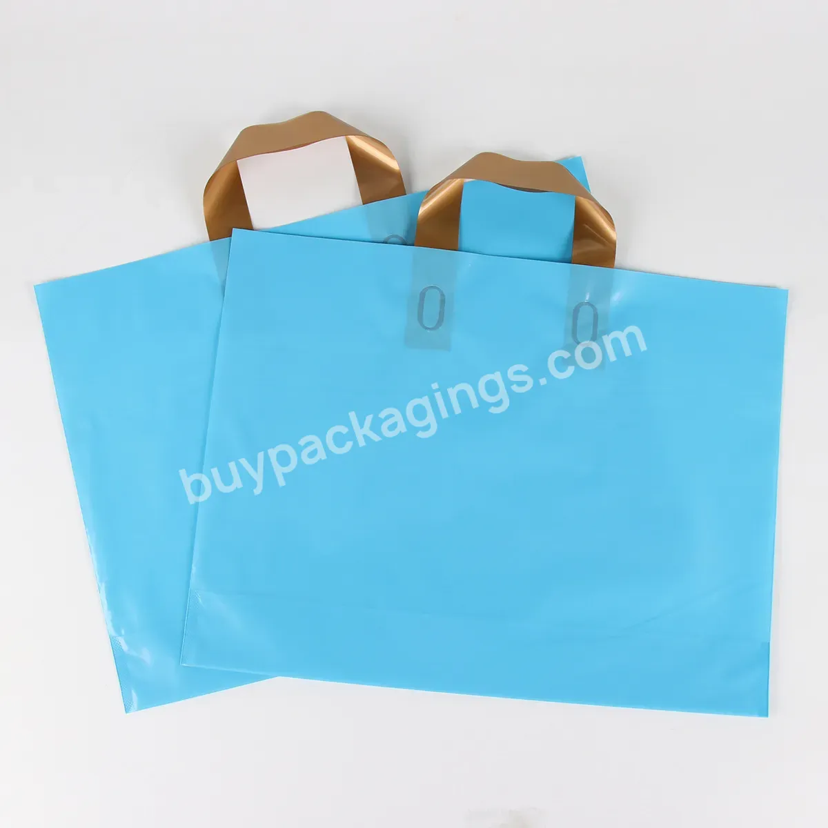 Wholesale Custom Logo Soft Loop Handle Clothing Packaging Ldpe Plastic Shopping Bag - Buy Soft Loop Handle Clothing Packaging,Ldpe Plastic Shopping Bag,Custom Logo Plastic Shopping Bag.