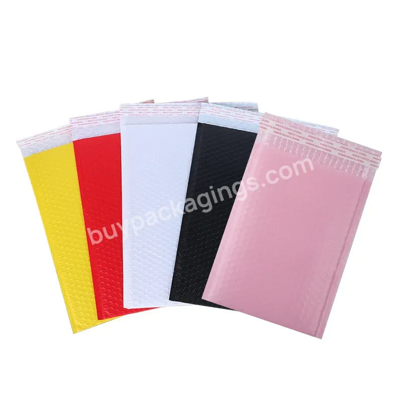 Wholesale Custom Padded Envelope Custom Printed Matte Black Bubble Mailers With Logo - Buy Co-extruded Bubble Mailers Plastic Mail Bags,Hot Sale Premium Co-extruded Custom Black Poly Bubble Mailers Plastic Mail Bags Padded Envelopes Shipping Supplier