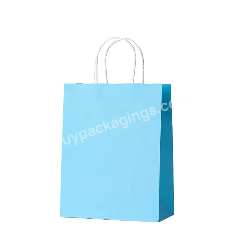 Wholesale Custom Print Colorful Kraft Paper Bag Shopping Tote Bag With Logo - Buy Paper Shopping Bag With Logo,Paper Paper Bag,Paper Bag Custom Print.