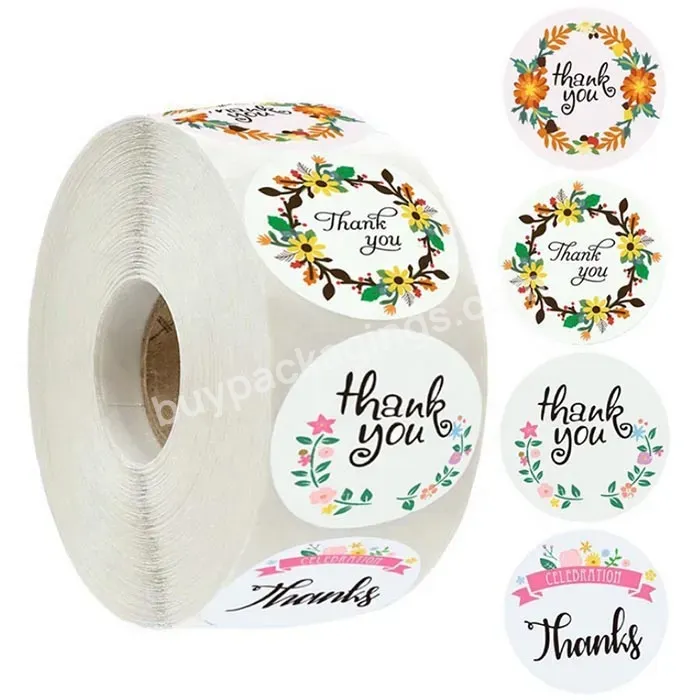 Wholesale Custom Printed 500 Pcs 1.5 2 Inch Roll Self Adhesive Label Shopping Thank You Sticker For Supporting My Small Business - Buy Self Adhsive Label Shopping Thank You Sticker For Supporting My Small Business,Black Silver Rose Gold Foil Stay Saf