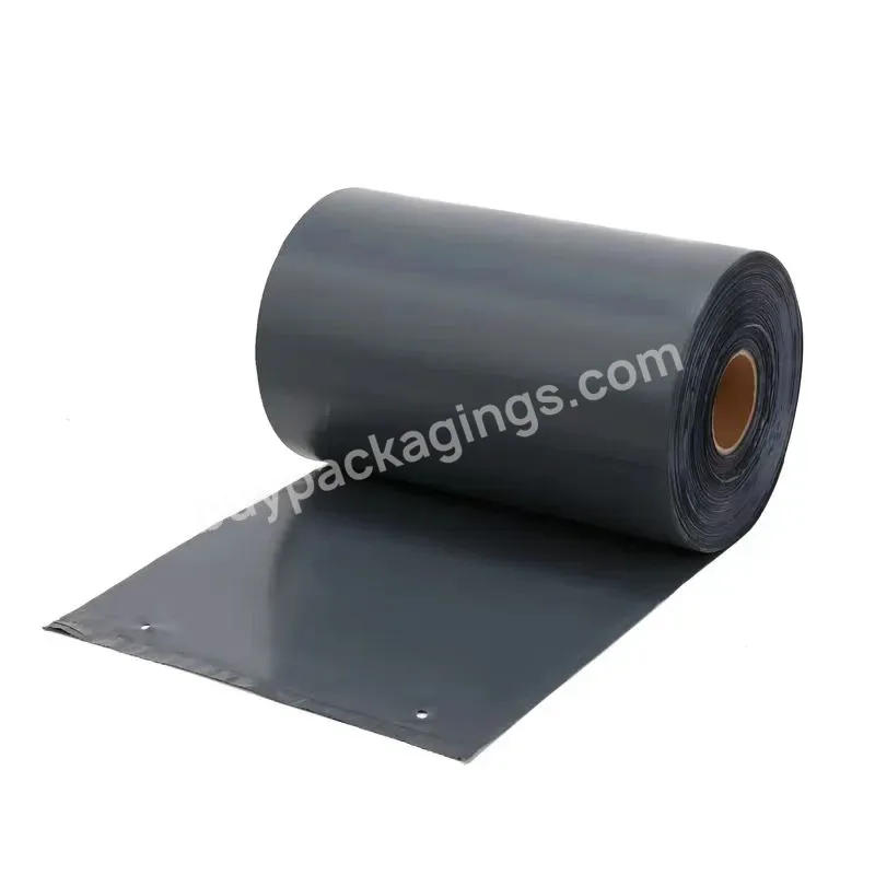 Wholesale Custom Printed Grey Poly Biodegradable Bags Single Side Pre-ope Roll Bags Continuous Plastic Courier Bag Roll - Buy Grey Waterproof Mailing Bags,Continuous Plastic Courier Bag Roll,Grey Single Side Pre-ope Roll Bags.