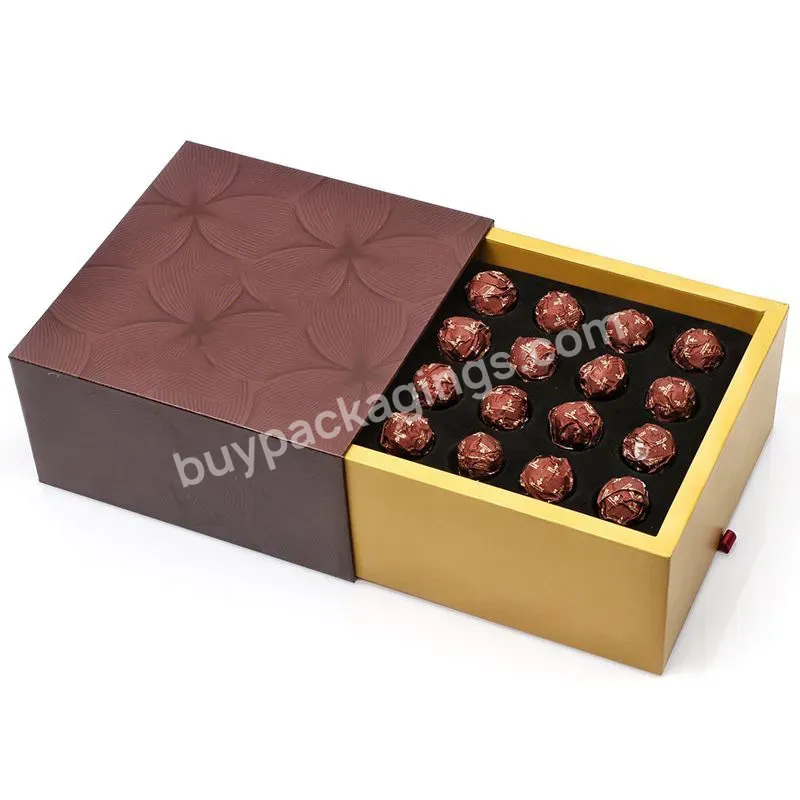 Wholesale Custom Printed Luxury Rigid Paper Wedding Invitation Gift Packaging Chocolate Candy Macaroon Cake Box