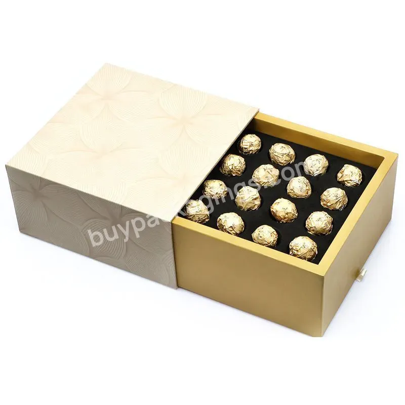 Wholesale Custom Printed Luxury Rigid Paper Wedding Invitation Gift Packaging Chocolate Candy Macaroon Cake Box
