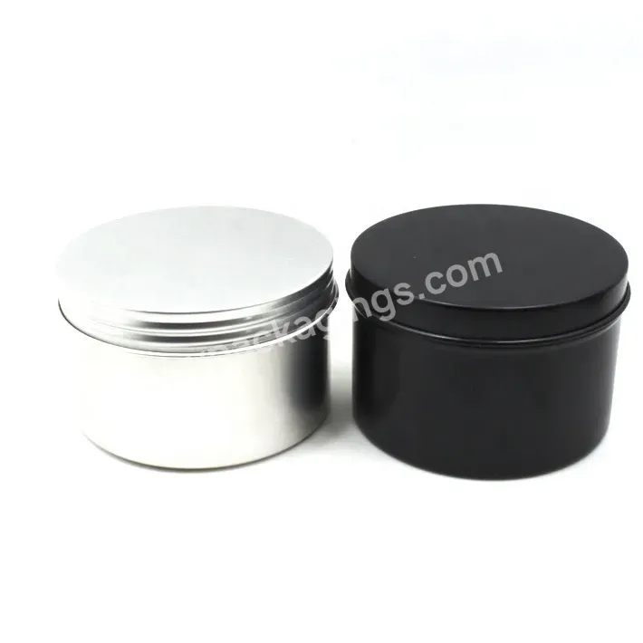 Wholesale Custom Printed Metal Round Clear Window Travel Empty Candle Jar From China With Factory Price - Buy Aluminum Candle Jar,Metal Candle Jar,Candle Aluminum Jar.