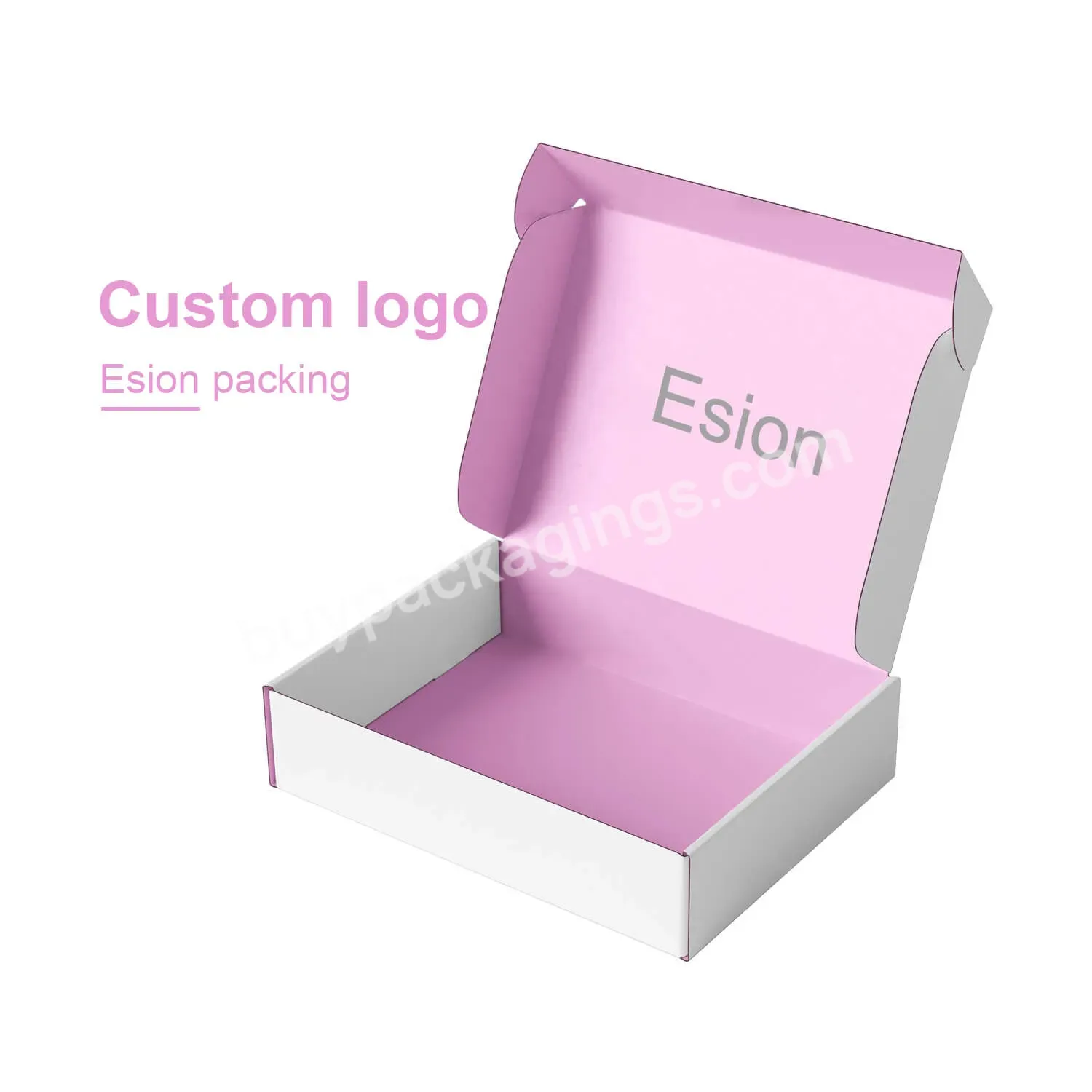 Wholesale Custom Printed Unique Small Corrugated Packing Shipping Packaging Boxes Clothing Paper Mailer Box - Buy Box Printing,Printed Boxes,Custom Box Packaging.