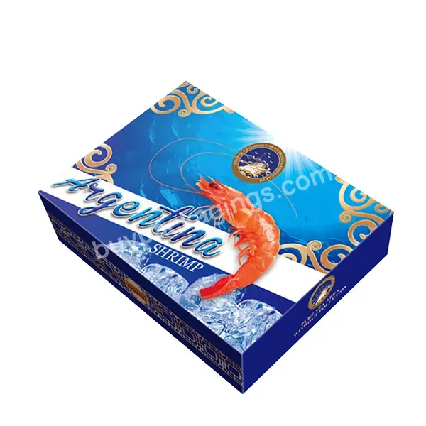 Wholesale Custom Printing Logo Cardboard Seafood Box Food Packing Paper Boxes For Seafood - Buy Seafood Frozen Food Box,Seafood Box,Corrugated Packaging Box.
