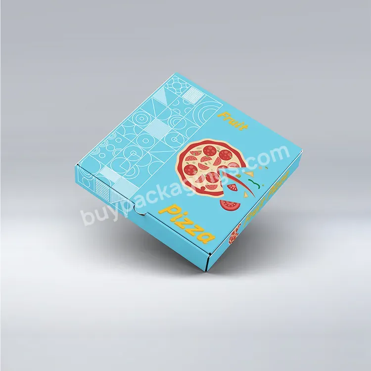 Wholesale Custom Printing Takeaway Packed Food Corrugated Cardboard Pizza Box For Pizzeria - Buy Kraft Paper Packaging Fast Food Pizza Box,Pizza Carton,Kraft Paper Pizza Box.