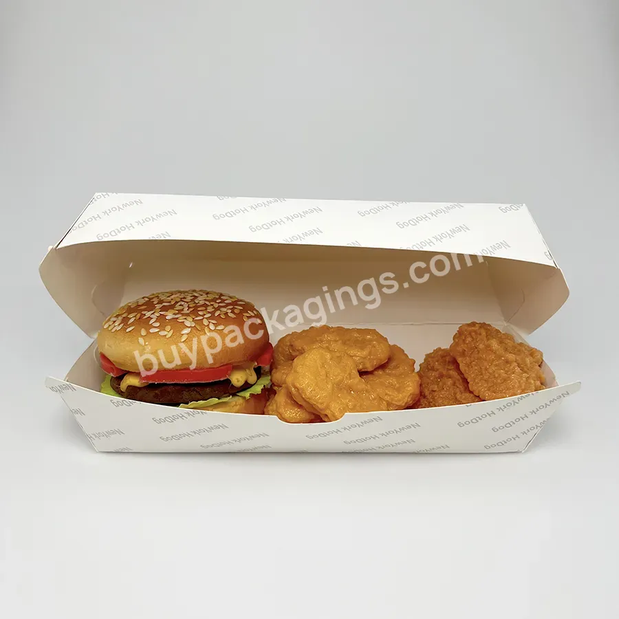 Wholesale Custom Rectangle Packaging Carton Hot Dog Boxes Kraft Burger Box For Burger Paper Burger Box - Buy Burger Kraft Burger Box Packaging Carton,Rectangle Hot Dog Boxes,Boxes For Burger.