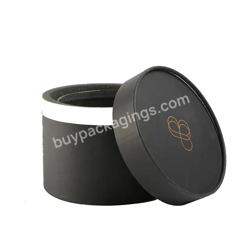 Wholesale Custom Recyclable Food Grade Extra Large Packaging Box Kraft Round Black Paper Tube With Lining - Buy Food Grade Extra Large Paper Tube Packaging With Lining,Black Wholesale Custom Kraft Paper Round Tube Box,Round Box Paper Tube.