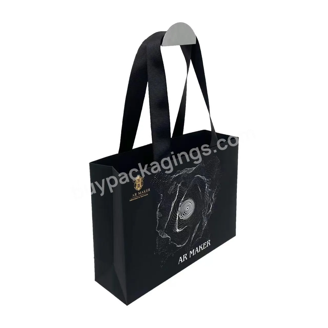 Wholesale Custom Shopping Paper Bag With Logo Recycled New Fashion Gift Box Paper Bags With Handles