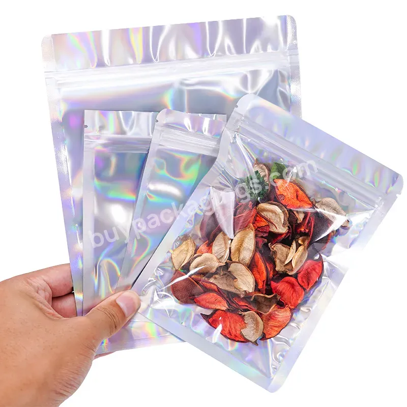 Wholesale Custom Water Proof Holographic Zipper Bag Plastic Jewelry Packing Pouch - Buy Holographic Zipper Bag Plastic Packing,Water Proof Bags Holographic Packing Bags,Wholesale Holographic Packing Bag Jewelry Pouch.