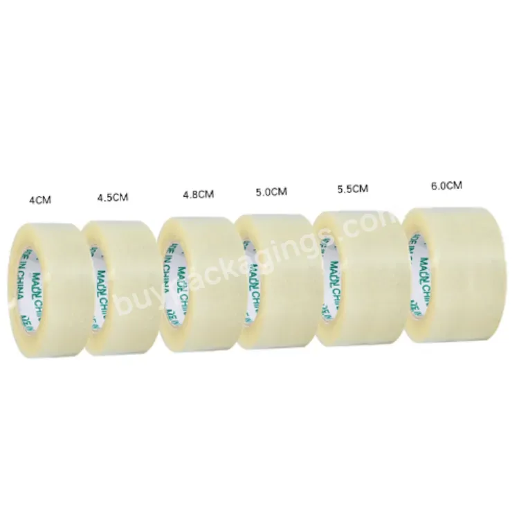 Wholesale Customised Personalized Transparent Carton Waterproof Bopp Adhesive Sealing Tape