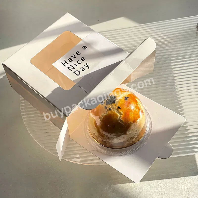 Wholesale Customization Cardboard Case Plastic Lid Packaging Luxury Clear Transparent Cake Box With Pvc Window - Buy Box With Window,Custom Biodegradable Paper Box,Takeaway Food Packaging Boxes.