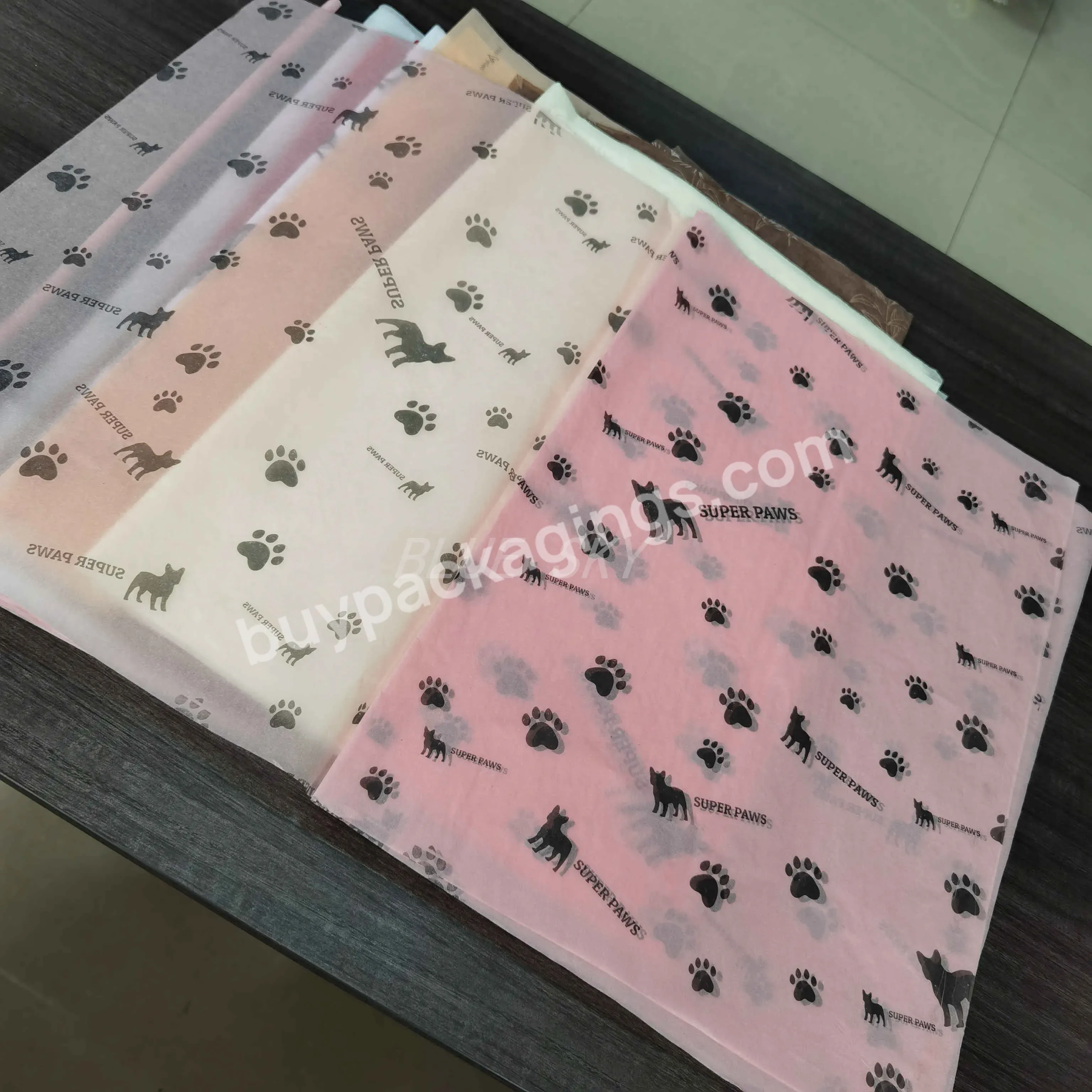 Wholesale Customized Colorful 17gsm Luxury Tissue Wrapping Paper With Company Logo - Buy Logo Printed Tissue Wrapping Paper,Tissue Packaging Paper With Logo,Tissue Wrapping For Gift Packaging.