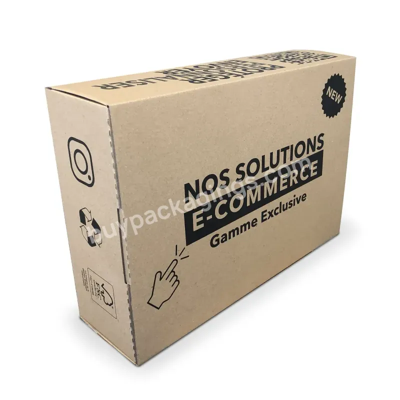 Wholesale Customized Corrugated Carton Box Printed With Your Own Logo - Buy Carton Box Packaging,Custom Carton Box Packaging With Logo,Corrugated Shipping Carton Logo Box.