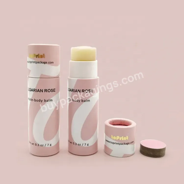 Wholesale Customized Deodorant Stick Packaging Empty Container Lip Balm Cosmetic Paper Tube - Buy Lip Balm Stick Tube,Lip Balm Containers Wholesale,Empty Deodorant Container Stick.