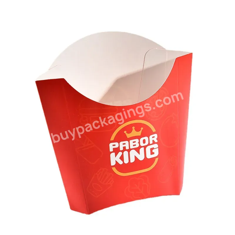 Wholesale Customized Food Grade Paper Packaging French Fried Chicken Box - Buy Folding Paper French Fries Box,Fried Chicken Handle Paper Box,Food Packaging For Candy Bar Wrapper.