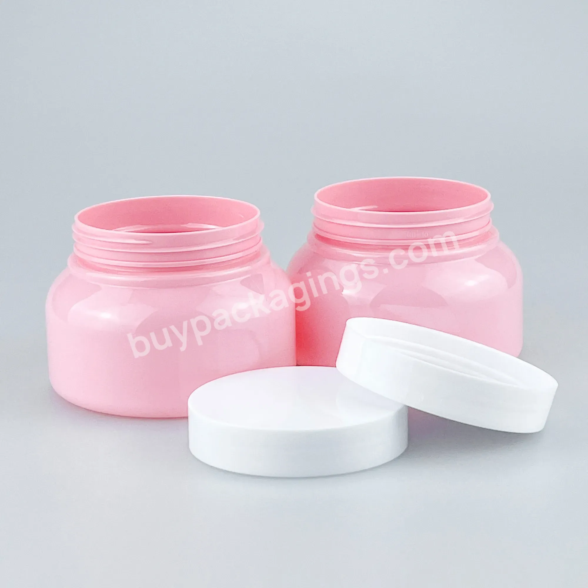 Wholesale Customized Plastic Cream Jar Empty Different Capacity Cosmetic Cream Pet Plastic Jar With Lid - Buy Pink Plastic Jar Clear Cream Jar,Plastic Jars With Lids,Plastic Jars With Lids Pet Cream Jar.