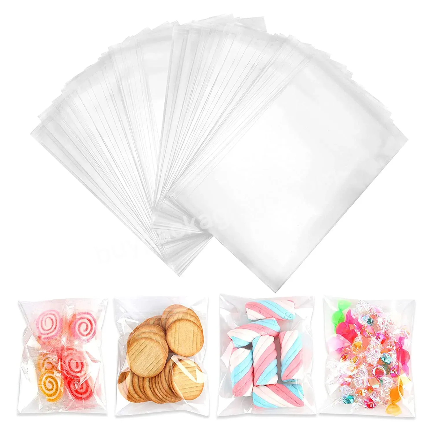 Wholesale Customized Self Seal Adhesive Bopp Pp Opp Poly Plastic Cello Packaging Bags For Cellophane Candy Garment Clothing - Buy Plastic Packaging Bag,Custom Plastic Bag,Transparent Plastic Bag.