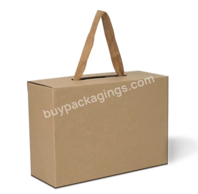 Wholesale Customized Shoe Box Folding Mailing Packaging Corrugated Printing Paper Shoe Box With Handle - Buy Custom Gift Boxes For Clothing Packaging Box,Black Magnetic Closure Gift Garment Packaging Box,Shoes Packaging Box With Adhesive Sticker.