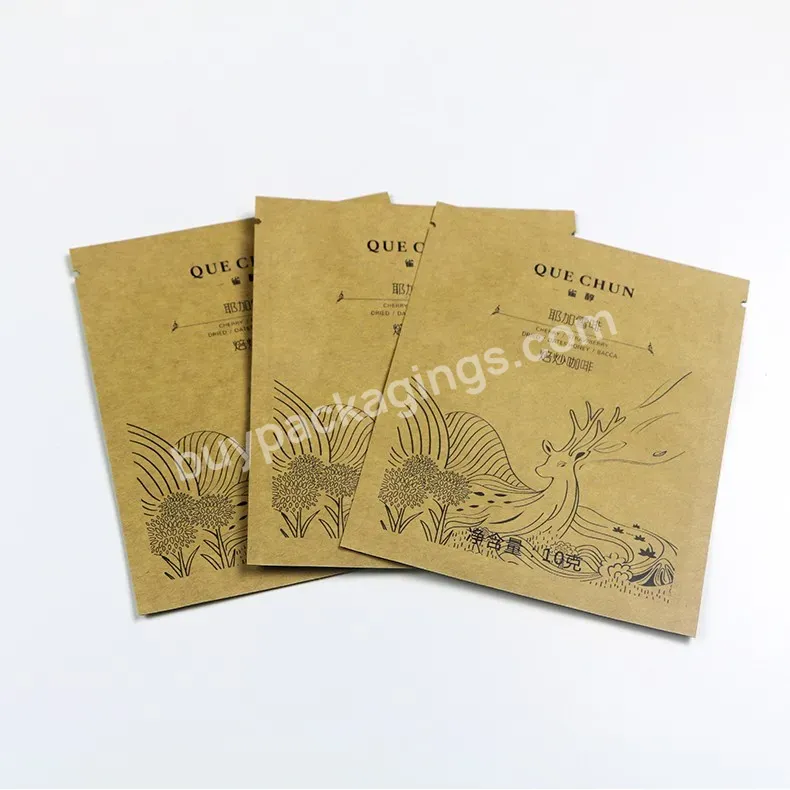 Wholesale Degradable Eco Friendly Disposable Paper Sachet Packaging With Tear Notch - Buy Paper Sachet,Disposable Paper Sachet Packaging,Eco Friendly Paper Sachet Packaging.