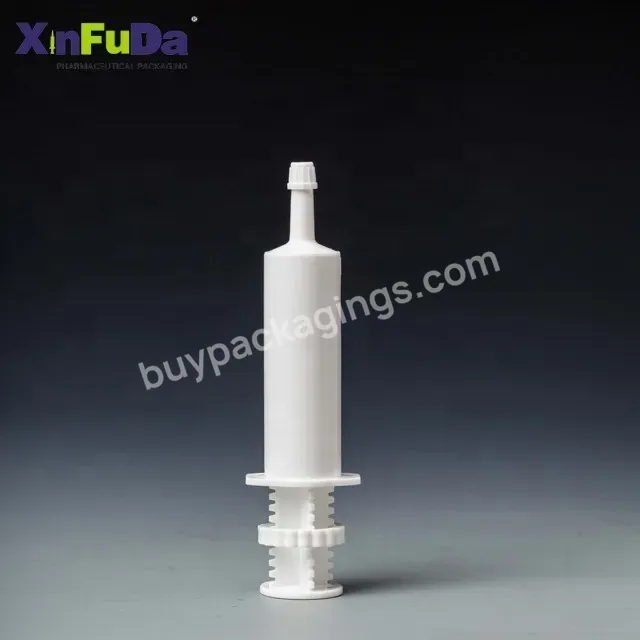 Wholesale Disposable Injection Empty 60 Ml Plastic Paste Syringe With Label Sticker For Animal Pets - Buy Plastic Paste Syringe,Plastic Syringe,Disposable Oral Syringe.
