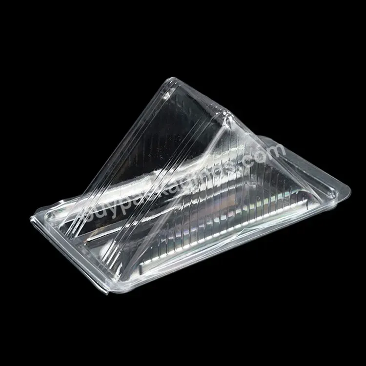 Wholesale Disposable Plastic Transparent Clamshell Triangle Sandwich Container For Bread Store - Buy Plastic Triangle Sandwich Container,Sandwich Container Plastic,Triangle Take Out Tray Containers.