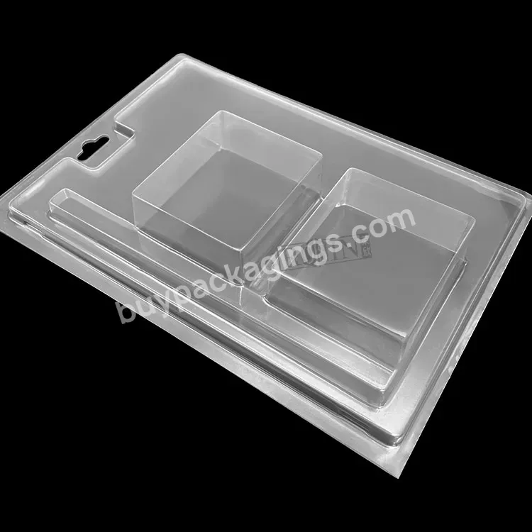 Wholesale Double Compartment Transparent Hinged Blister Plastic Clam Shell For Cosmetic Tool Packaging - Buy Transparent Hinged Blister Packaging,Plastic Clam Shell Packaging For Cosmetic Tool,Double Compartment Transparent Pet Packaging.