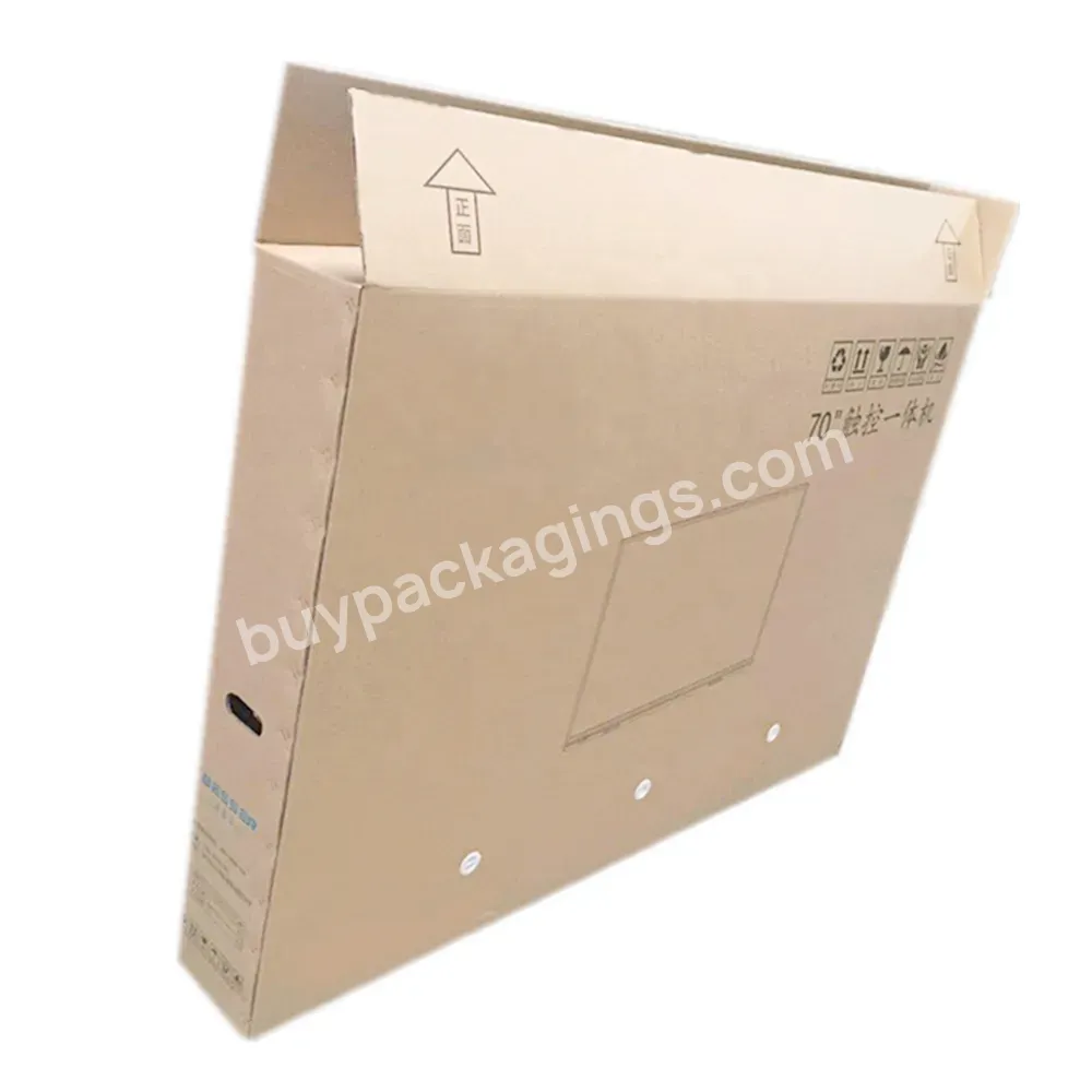 Wholesale Durable Large Smart Tv Laptop Led Monitor Shipping Corrugated Cardboard Kraft Boxes - Buy Laptop Box Pack,Laptop Packaging Box,Packaging Box Laptop.