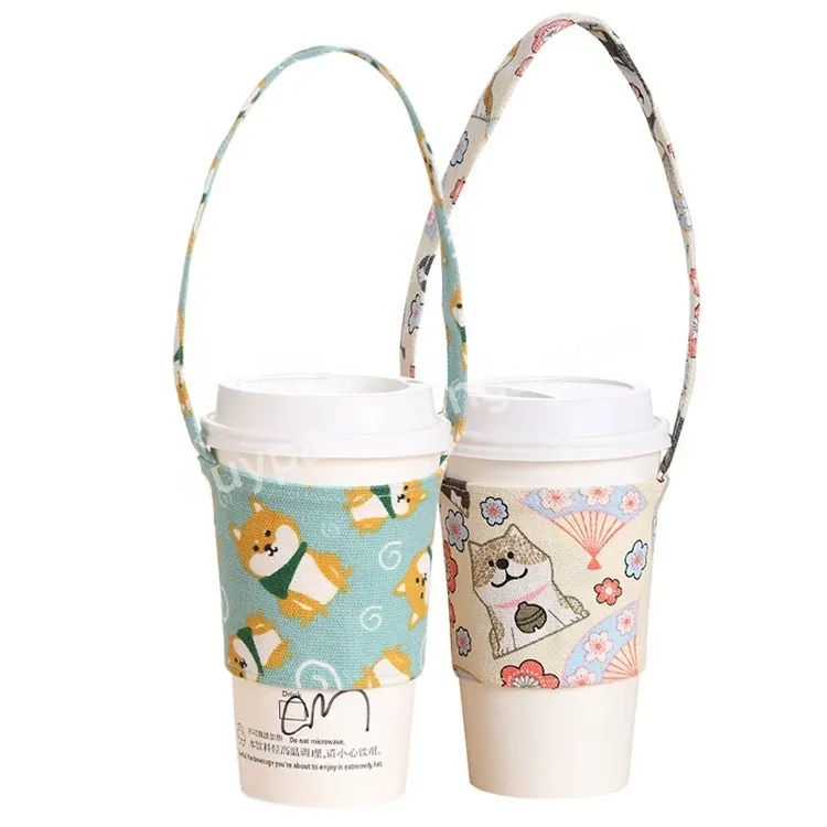 Wholesale Eco Friendly Milk Bubble Tea Tote Hand Carry Bag Coffee Cup Holder Sleeve Carrier Bag With Logo - Buy Personalized Tea Bag Holder,Cup Holder Plastic Bag,Royal Cup Tea Bags.