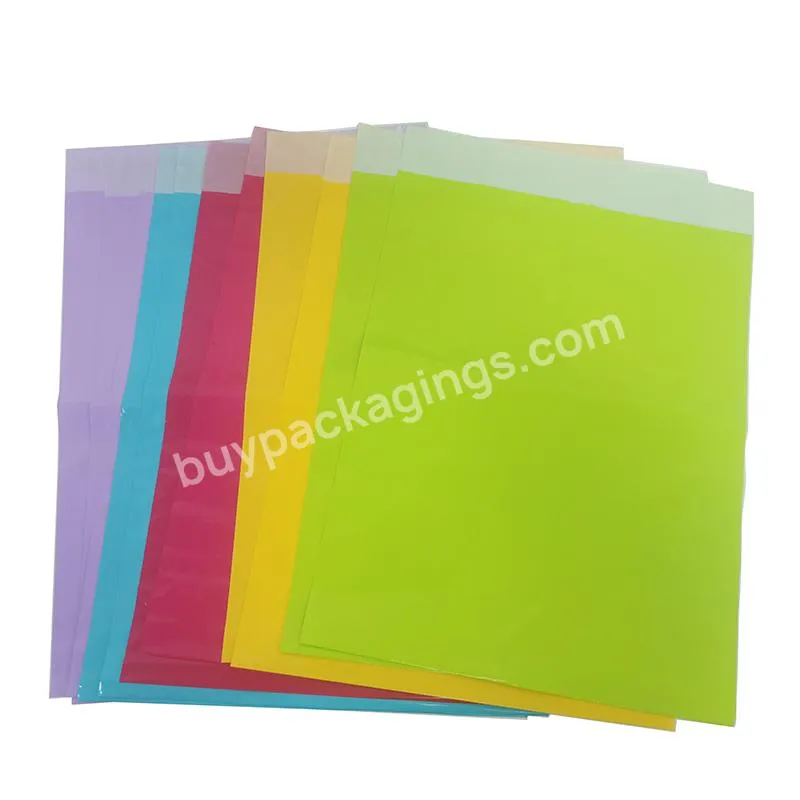 Wholesale eco friendly packaging envelopes polymailer courier bag clothing plastic mailing poly bag