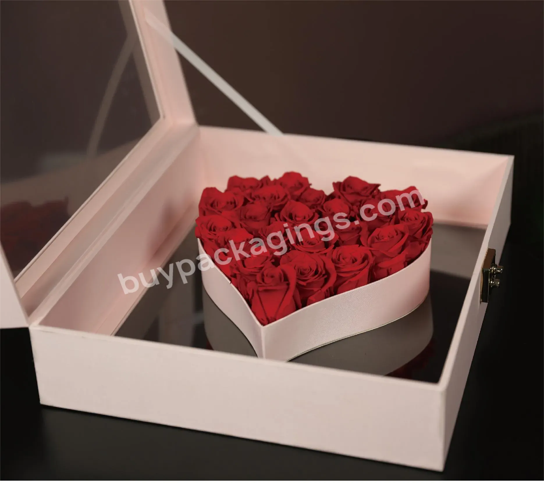 Wholesale Elegant Leather Square Flower Box Floral Box With Heart Inner For Saint Valentine's Day Wedding - Buy Wholesale Elegant Leather Square Flower Box,Floral Box With Heart Inner,Floral Box For Saint Valentine's Day Wedding.