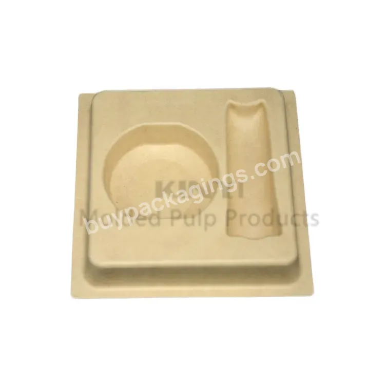 Wholesale Environmentally Friendly Pulp Cosmetic Biodegradable Molded Pulp Paper Tray - Buy Packaging Insert,Customize Tray,Biodegradable Recycled Bamboor Pulp Tray.