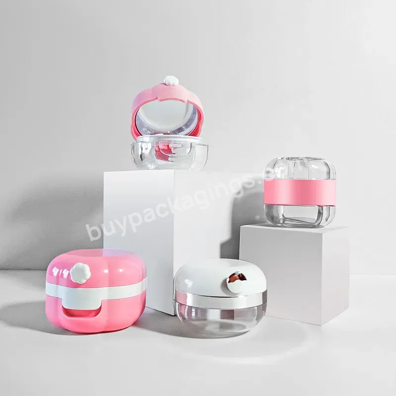 Wholesale Exquisite Design High Level Easy Carry Colored Plastic Pressed Lid Skincare Face Cream Jar Container - Buy Night Sleeping Jelly Lip Mask Container,Empty Sleeping Lip Mask,Mask Container.