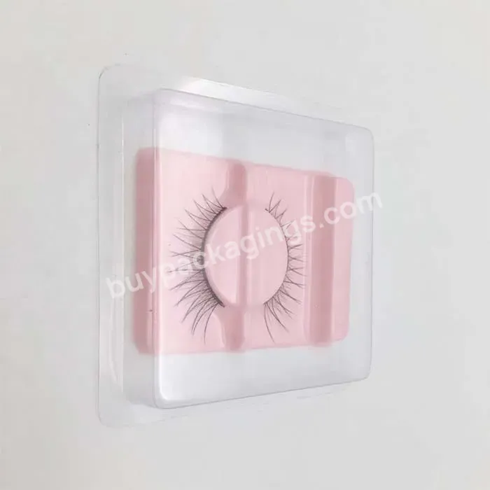 Wholesale Eyelash Packaging Box With Tray Plastic Clear Packaging Eyelash Blister Tray With Handle - Buy Eyelash Blister Tray,Wholesale Eyelash Packaging Box With Tray,Eyelash Blister Tray With Handle.